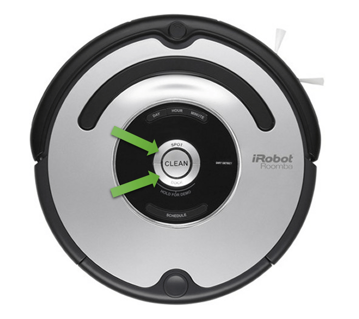 ajustar grandioso tubo Resetear Roomba series 500, 600, 700 y 800