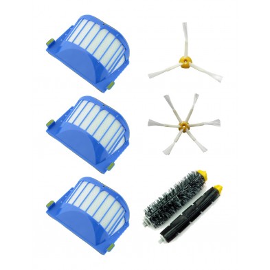 Pack Recambios ROOMBA SERIE 700 Filtros Cepillos Rodillos