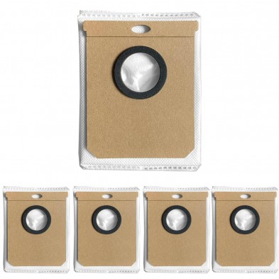 Pack de 5 bolsas vaciado para Conga Home 10000, 8090 Ultra, 9090, Dreame L50, L60 SES y Haier H9+