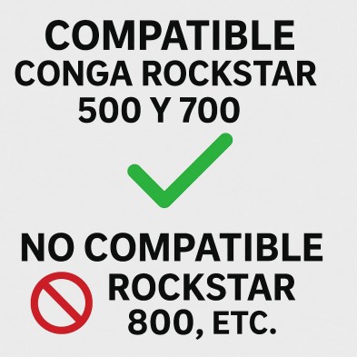 Compatibilidad filtros Conga Rockstar 500 y 700