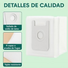 Bolsas autovaciado para Conga 2290 (Ultra, Ultra Home, Titanium), pack de 6 - Aspiradora Robot