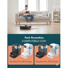 Kit de repuestos para Roomba 405 y 505 Plus Combo