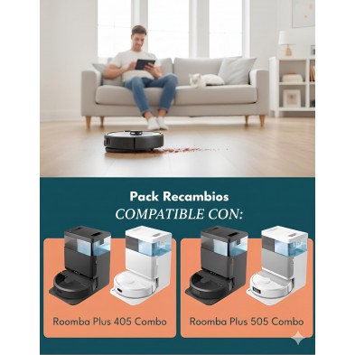 Recambios para Roomba Plus Combo 405 y 505