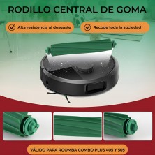Rodillo central Roomba Plus Combo 405 y 505