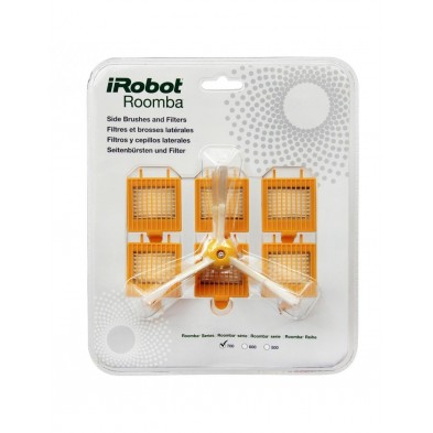 Original: Pack 3 cepillos laterales y filtros Roomba serie 700