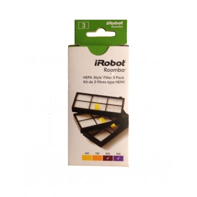 Pack de 3 filtros para la serie 800 - iRobot 820292