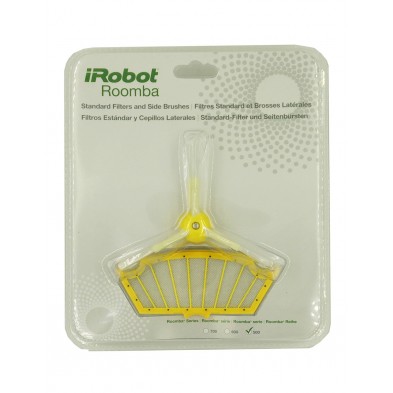 Original: Kit 3 filtros y 3 cepillos laterales para Roomba 500