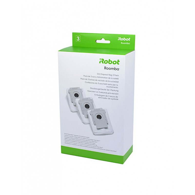 Pack de 3 bolsas de residuo para Roomba i7+, S9+, j7+