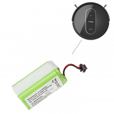Vhbw Batería compatible con Cecotec Conga 1290, 1390, 1490, 1590 aspiradora  (3000 mAh, 14,4 V, Li-Ion)
